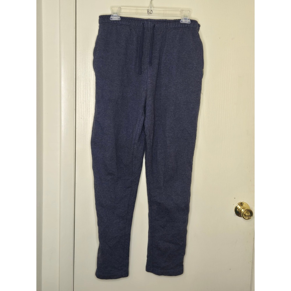 Eddie Bauer Mens Lounge Sweatpants Navy Blue Heather Joggers Size M